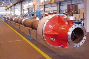 Diesel hydraulic driven pumping unit for firefighting