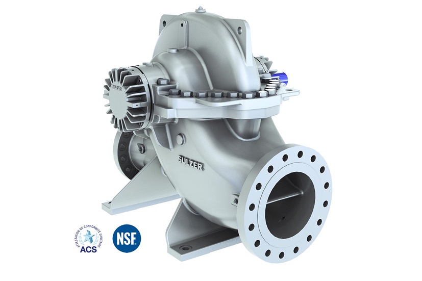 SMD axially split casing double suction pump